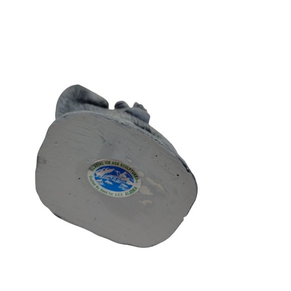 Moose Riding Polar Bear Figurine By Alaska Originals - Picture 6 of 6